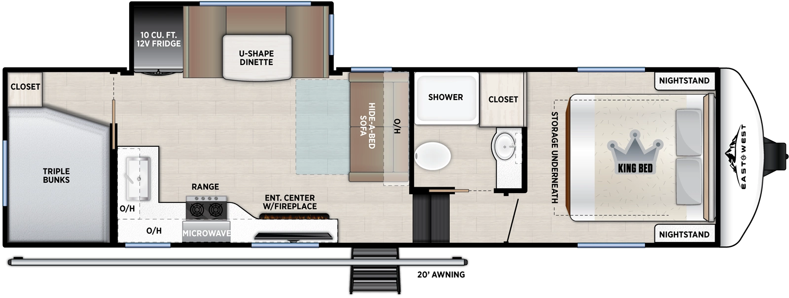 Tandara 275BH Floorplan